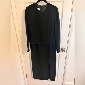 Jones New York Black Midi Dress